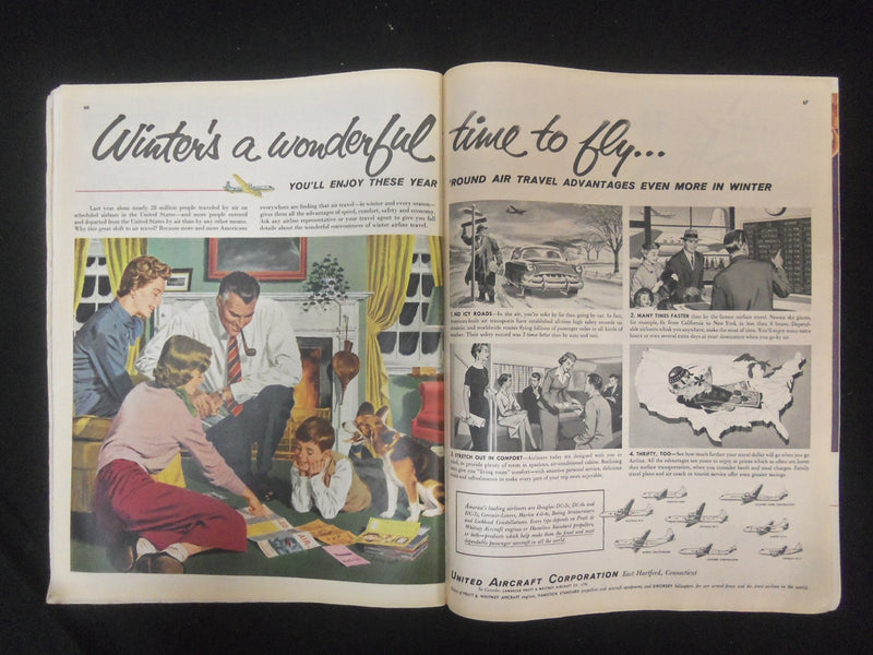 1955 JANUARY 21 COLLIER'S MAGAZINE - GREAT ILLUSTRATIONS, ARTICLES & ADS-ST 4528