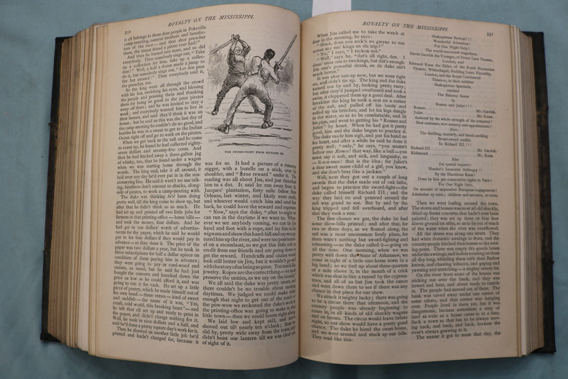 1884-1885 THE CENTURY MAGAZINE BOUND VOLUME - HUCKLEBERRY FINN - KD 9675