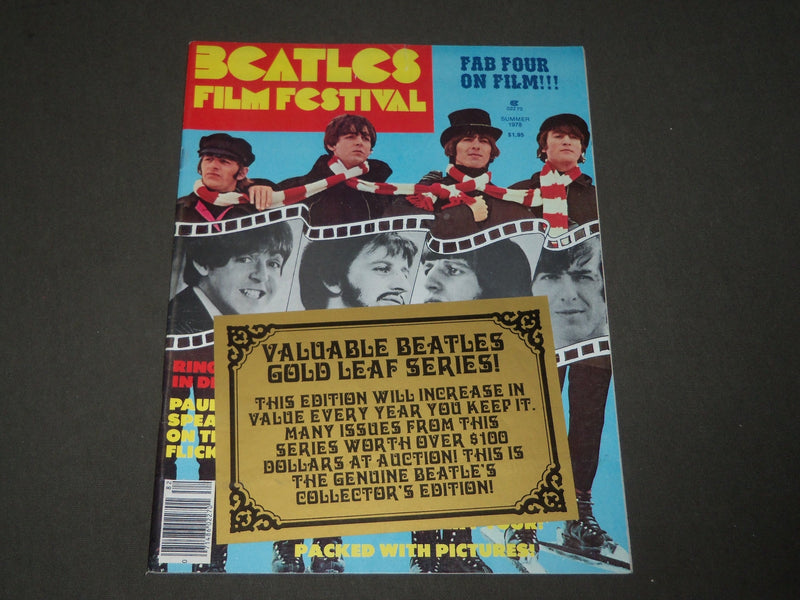 1978 SUMMER BEATLES FILM FESTIVAL MAGAZINE - GREAT PHOTOS - CW 559