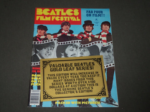 1978 SUMMER BEATLES FILM FESTIVAL MAGAZINE - GREAT PHOTOS - CW 559