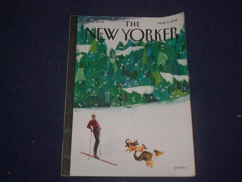 2019 MARCH 11 THE NEW YORKER MAGAZINE - ILLUSTRATED COVER - NY 2321