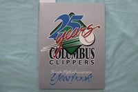 2001 COLUMBUS CLIPPERS 25TH ANNIVERSARY YEARBOOK - JETER - RIVERA - K 3399