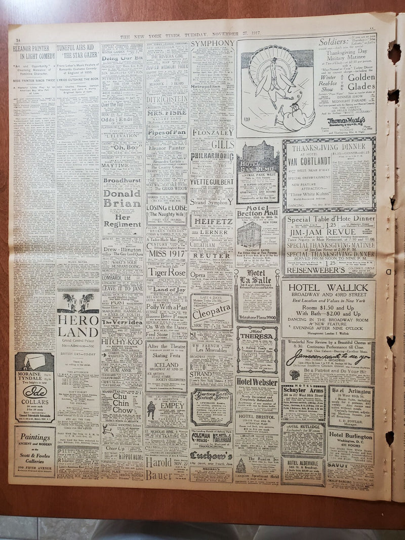 1917 NOVEMBER 27 NEW YORK TIMES - ALLIED ENVOYS TO QUIT RUSSIA - NT 8075