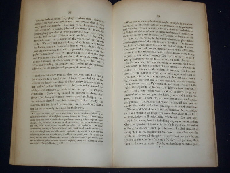 1846 YALE COLLEGE ORDINATION OF REV. THEODORE DWIGHT WOOLSEY - J 4713