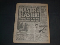 1990 APRIL 15 NEWS OF THE WORLD NEWSPAPER-NIGHT PRINCE EDDIE WAS READY - NP 3406