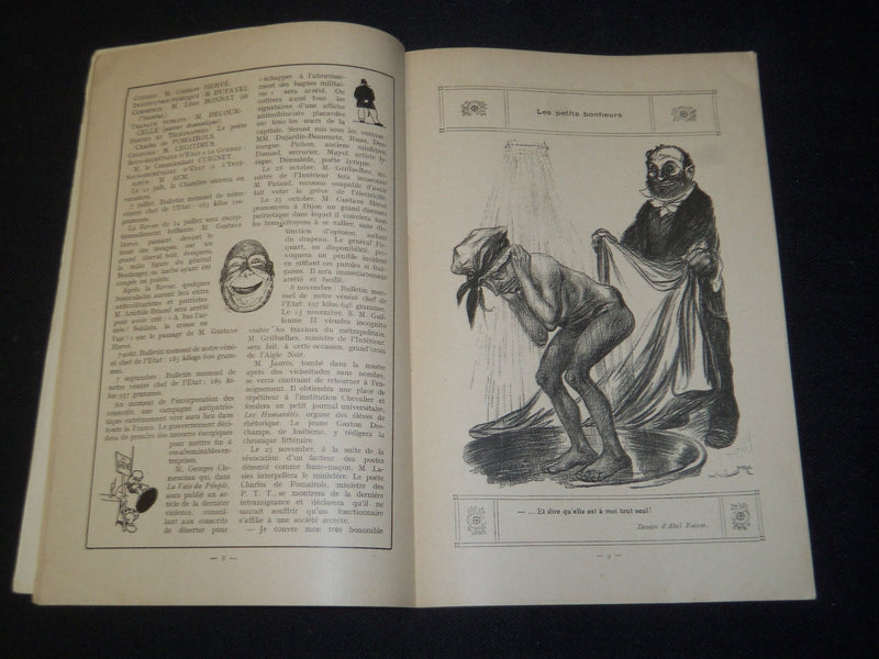 1909 ALMANACH DU RIRE ET DE FANTASIO BOOK - FRENCH - NICE ILLUSTRATIONS - J 5475
