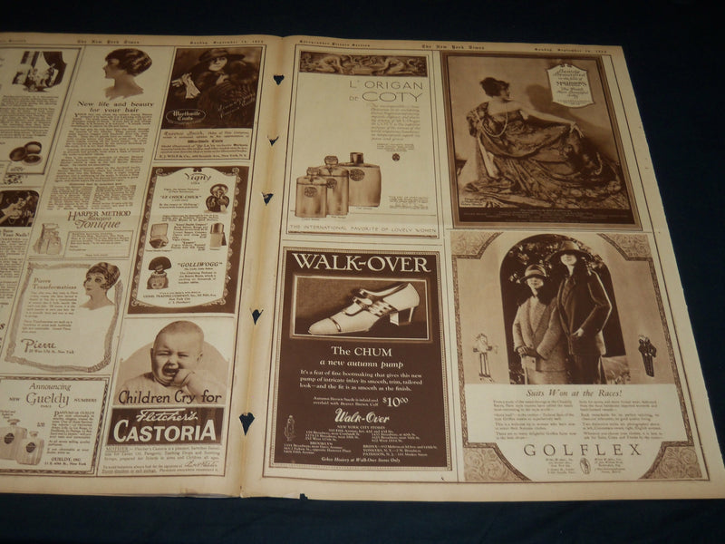 1923 SEPTEMBER 16 NEW YORK TIMES PICTURE SECTION NO. 5 & 6 - GANDHI - NT 8899