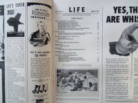 1942 MARCH 9 LIFE MAGAZINE - U.S. BARRAGE BALLOON - L 277