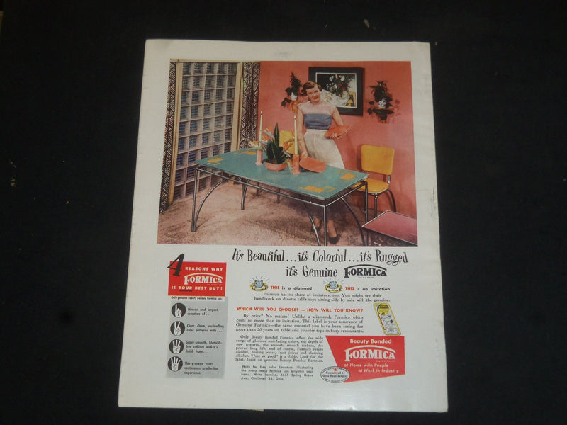 1950 DECEMBER THE AMERICAN HOME MAGAZINE - NICE COVER, STORIES & PHOTOS- SP 7128