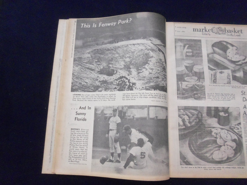 1969 MAR 13 BOSTON RECORD AMERICAN NEWSPAPER- STATE PUSHES FORCED BUSING-NP 6330