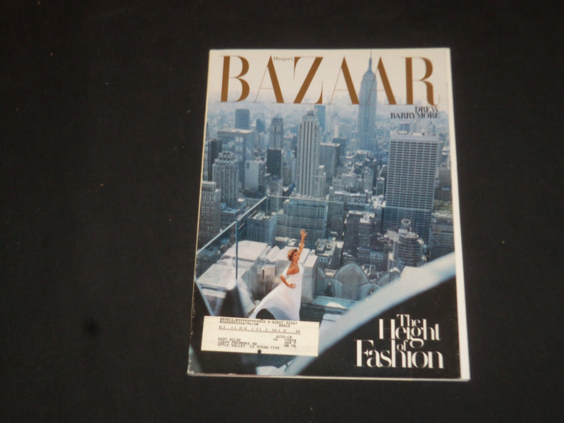 2007 FEBRUARY HARPER'S BAZAAR MAGAZINE - DREW BARRYMORE COVER - SP 5893