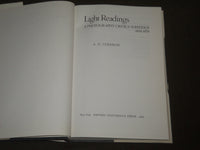 1979 LIGHT READINGS BOOK BY A. D. COLEMAN HARDCOVER BOOK - KD 3784