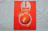 1949 SEPTEMBER 24 SPRINGFIELD VS. CORTLAND STATE FOOTBALL PROGRAM - K 3392