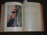 1912 MARCH-MAY HARPER'S MONTHLY MAGAZINE BOUND VOLUME - HOWARD PYLE - KD 4907