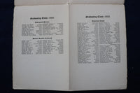 1921 STATE NORMAL SCHOOL COMMENCEMENT SOFTCOVER BOOKLET - ONEONTA, NY - K 923