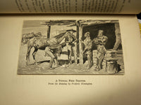 1925 THE OREGON TRAIL SKETCHES HARDCOVER BOOK - WYETH - REMINGTON - KD 7455