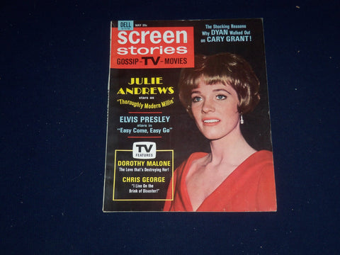 1967 MAY SCREEN STORIES MAGAZINE - JULIE ANDREWS COVER - SP 5394
