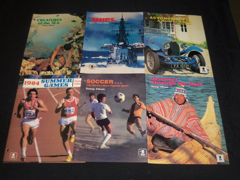1982-1985 U. S. POSTAL SERVICE STAMP ALBUMS LOT OF 19 ISSUES - O 1798C