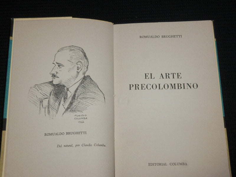 1963 EL NARTE PRECOLOMBINO SOFTCOVER BOOK BY ROMUALDO BRUGHETTI - J 6974