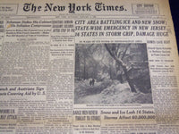 1948 JANUARY 3 NEW YORK TIMES - CITY BATTLING ICE AND SNOW - NT 3751