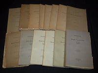 1902-1940 TRANSACTIONS OF THEMORAVIAN HISTORICAL SOCIETY LOT OF 15 - O 2930F