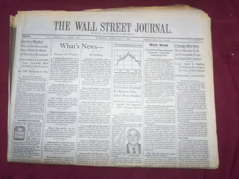 1999 FEB 2 THE WALL STREET JOURNAL - XEROX RECASTS ITSELF IN DIGITAL REV- WJ 219