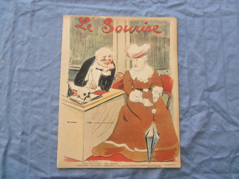 1903 JULY 25 LE SOURIRE MAGAZINE - ILLUSTRATED COMEDY - FRENCH TEXT - SP 4865U