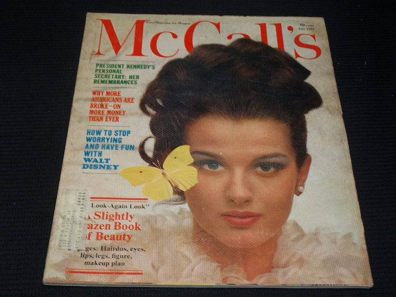 1964 JULY MCCALL'S MAGAZINE - JACKIE KENNEDY FRONT COVER - E 1201