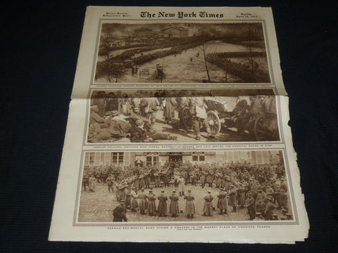 1915 APRIL 25 NEW YORK TIMES PICTURE SECTION - RUSSIAN PRISONERS - NP 5476