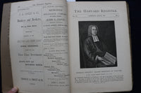 1881 MARCH THE HARVARD REGISTER ILLUSTRATED MAGAZINE - CHARLES CHAUNCY - K 615