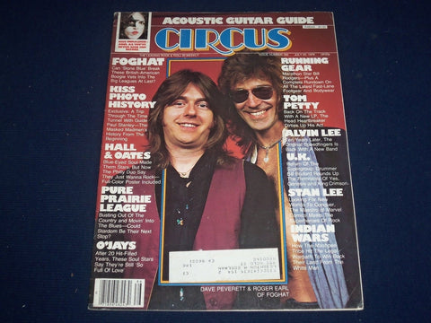1978 JULY 20 CIRCUS MAGAZINE - DAVE PEVERETT & ROGER EARL - PHOTOS - J 1039