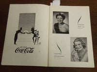 1954 CASINO DE PARIS FRENCH THEATRE PROGRAM W/ TICKET STUB - K 1089