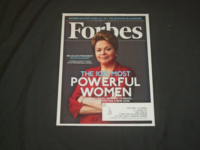 2012 SEPTEMBER 10 FORBES MAGAZINE- BRAZILIAN PRES. DILMA ROUSSEFF COVER - B 1061
