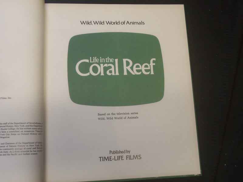 1977 LIFE IN THE CORAL REEF HARDCOVER BOOK - TIME-LIFE TELEVISION - R 735D