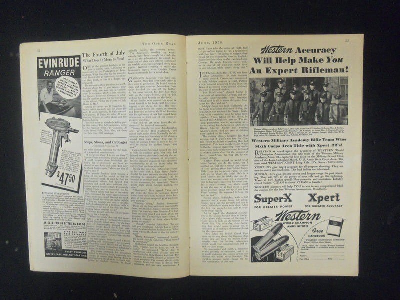 1938 JUNE OPEN ROAD FOR BOYS MAGAZINE - ST 4625