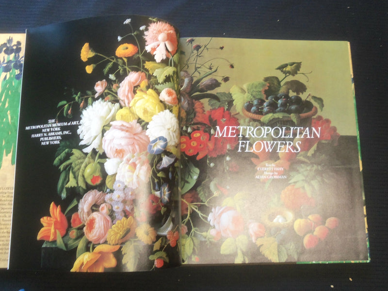 1982 METROPOLITAN FLOWERS HARDCOVER BOOK BY EVERETT FAHY & ALVIN GROSSMAN-R 732X
