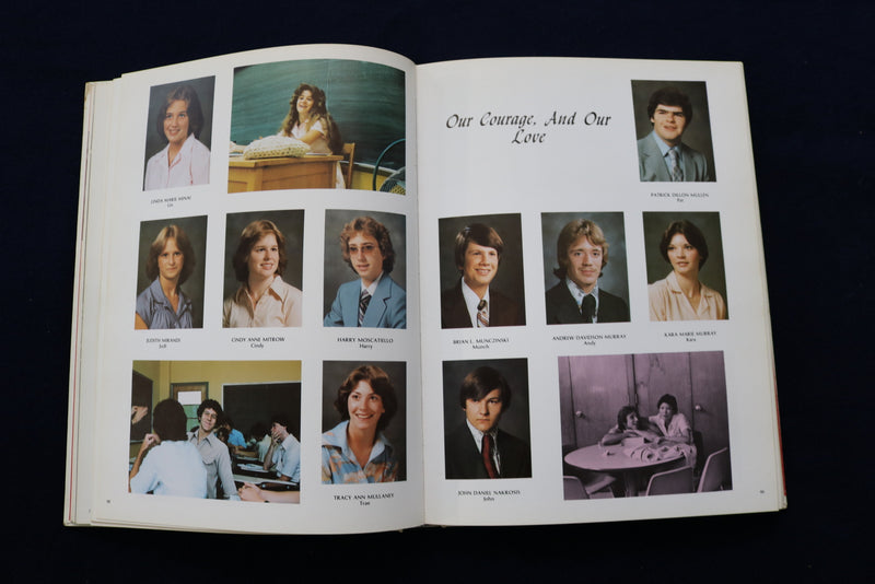 1980 PEACE PACT QUEEN OF PEACE HIGH SCHOOL YEARBOOK - NO. ARLINGTON, NJ- YB 3444
