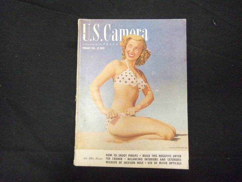 1949 FEBRUARY U.S. CAMERA MAGAZINE - NICE PHOTOS, ARTICLES & ADS - ST 1917