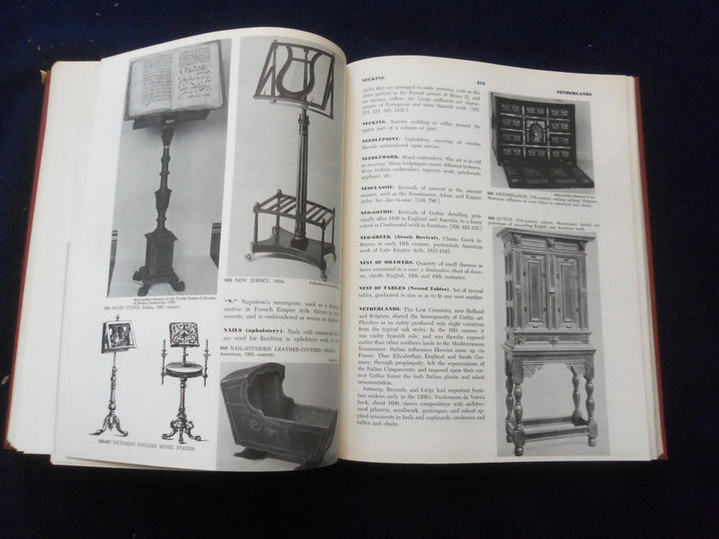 1967 THE NEW ENCYCLOPEDIA OF FURNITURE HARDCOVER BOOK BY JOSEPH ARONSO - KD 8592