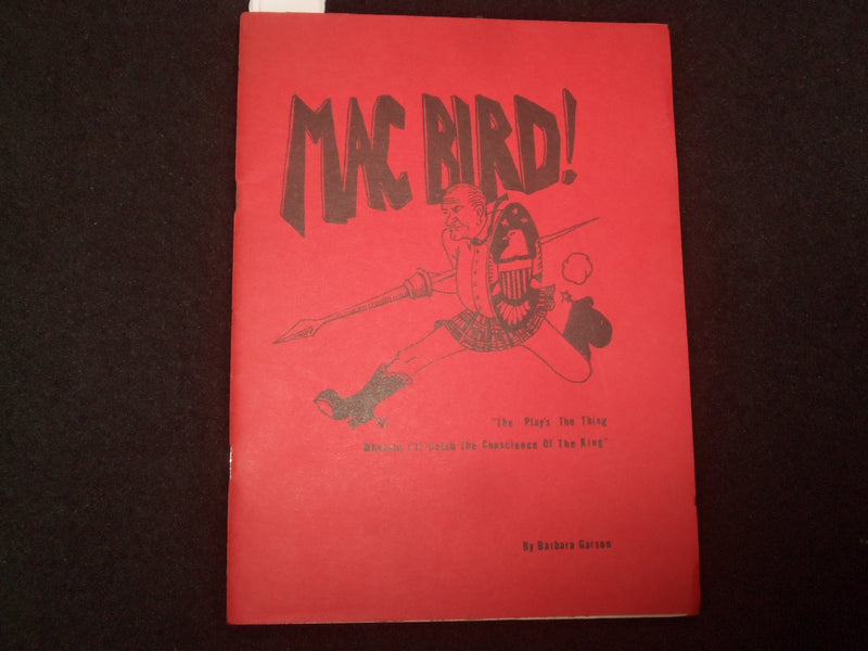 1966 MAC BIRD! SOFTCOVER BOOK BY BARBARA GARSON - J 9819