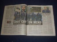 2021 JANUARY 28 NEW YORK DAILY NEWS NEWSPAPER - NYC COP ON MEND AFTER BEING SHOT