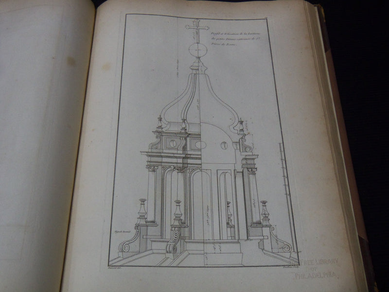 1763 DUMONT DETAILS D’ARCHITECTURE DE LA BASILIQUE ST. PIERRE VOLUME - Z 270