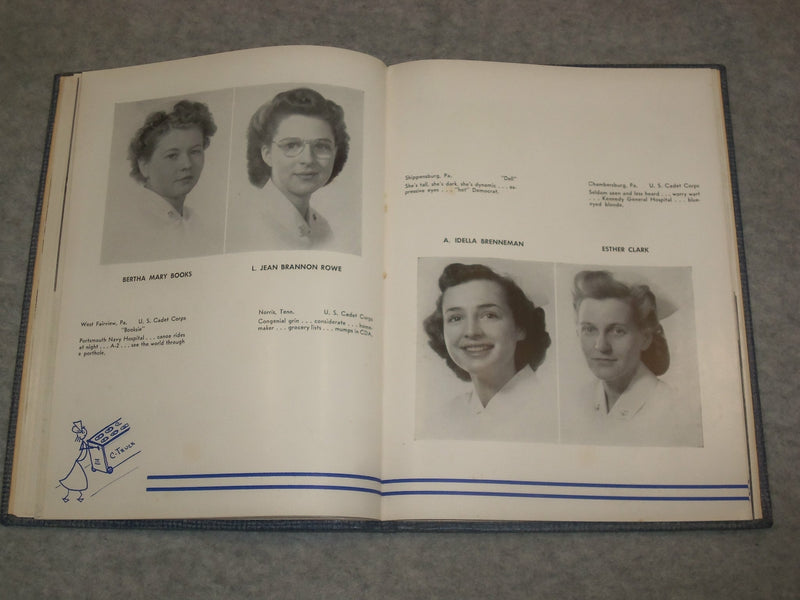 1945 REFLECTOR HARRISBURG (PA.) HOSPITAL SCHOOL FOR NURSES YEARBOOK - YB 2007