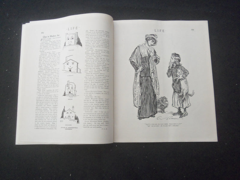 1914 APRIL 30 LIFE MAGAZINE - 