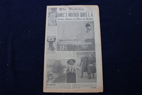 1927 JULY 25 SAN FRANCISCO BULLETIN NEWSPAPER- AIMEE'S MOTHER QUITS LA - NP 8896