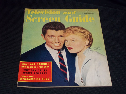 1951 SEPTEMBER TELEVISION & SCREEN GUIDE MAGAZINE - GRANGER & WINTERS - E 15561