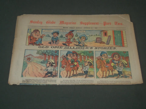 1907 OCTOBER 6 SUNDAY BOSTON GLOBE SUPPLEMENT PART 2 - COLOR COMICS - NP 2799
