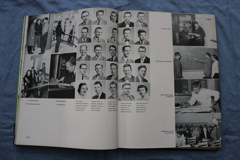 1953 THE HILLTOP MARQUETTE UNIVERSITY YEARBOOK - MILWAUKEE, WISCONSIN - YB 3411