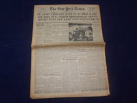 1945 MARCH 26 NEW YORK TIMES - 3D ARMY CROSSES MAIN IN 27-MILE DASH - NP 6677