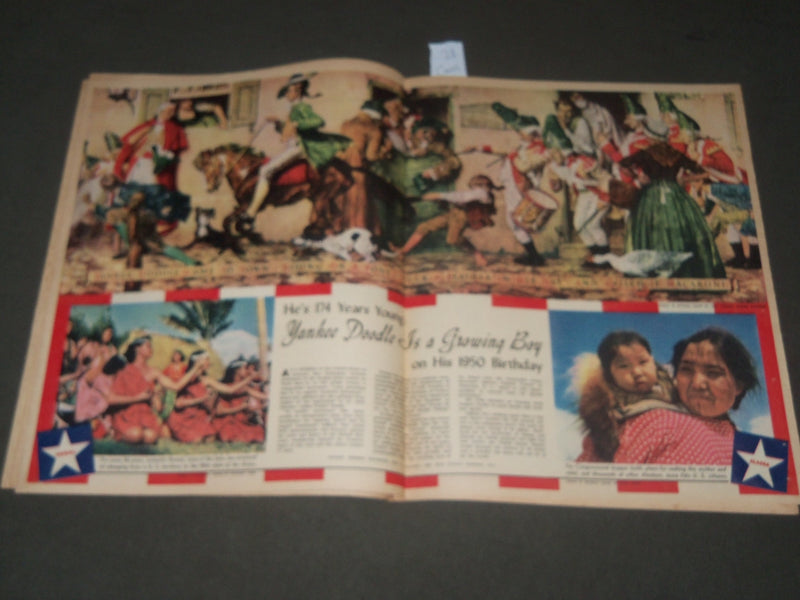 1950 JULY 2 SUNDAY MIRROR MAGAZINE SECTION - GIGI PERREAU COVER - J 2903